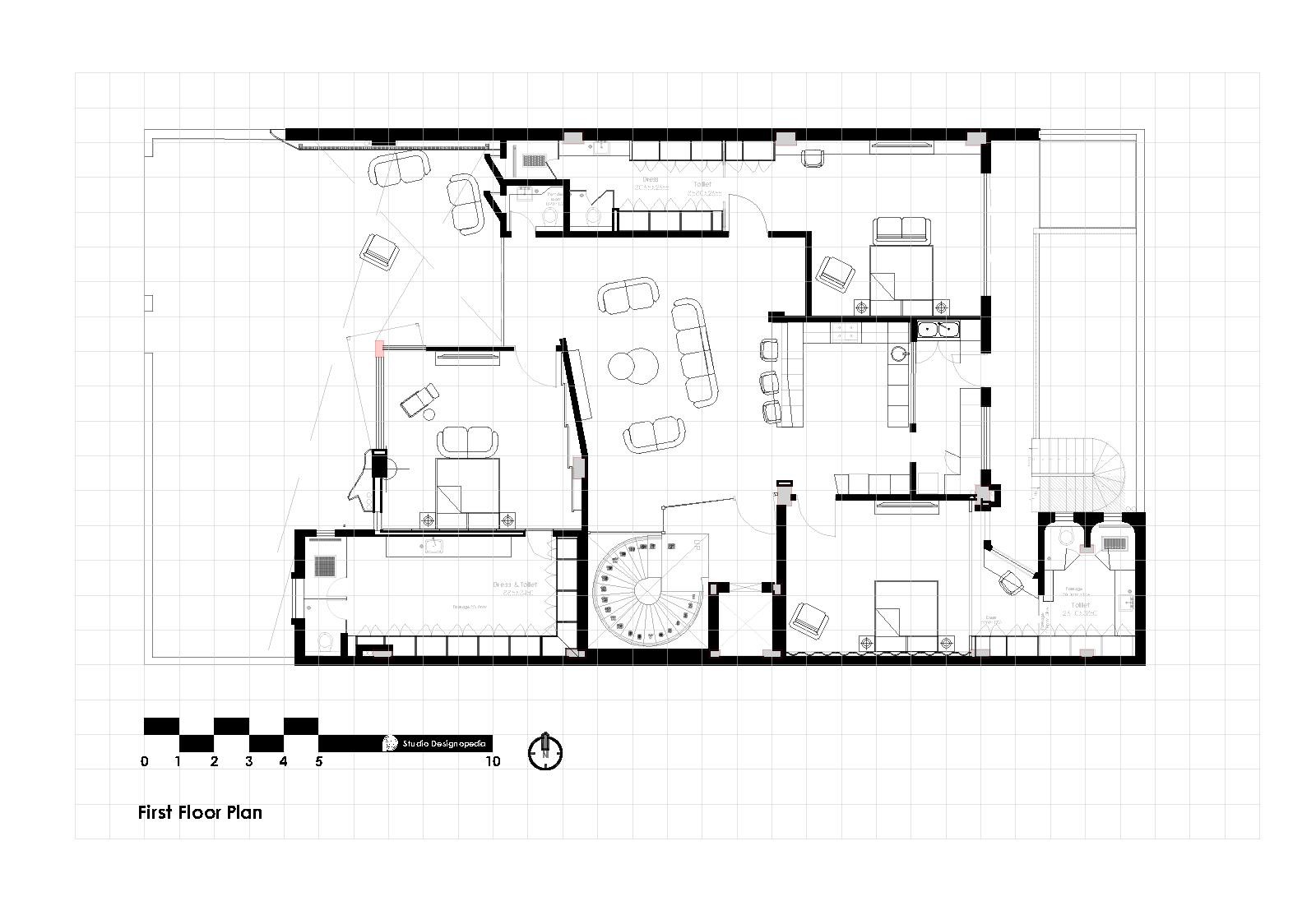 Mehta's First Floor Plan